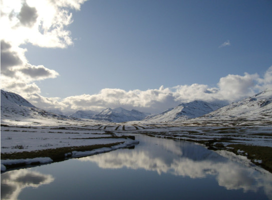 Skagafjordur Mountains Iceland