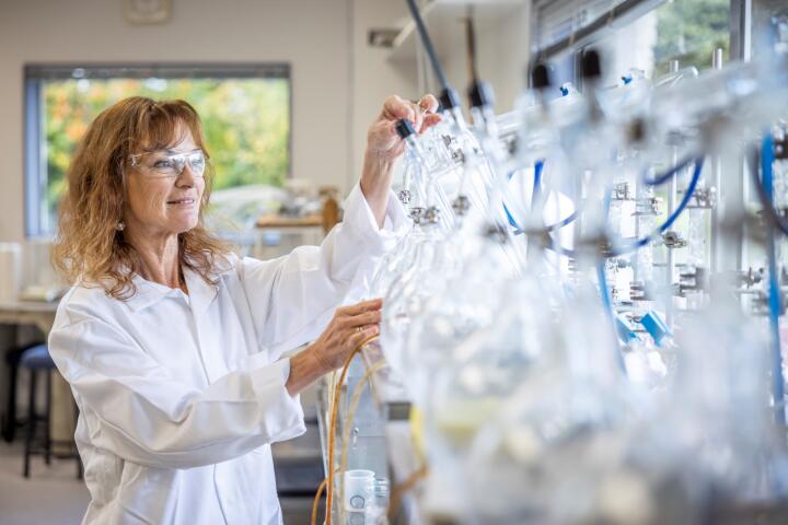 Groundwater samples are analysed in the GNS Tritium and Water Dating Laboratory to calculate water age