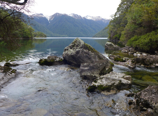 Lake Christabel sediment coring