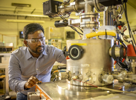 Peter Murmu - ion beam materials and analysis research. National isotope centre, Lower Hutt. GNS Science.