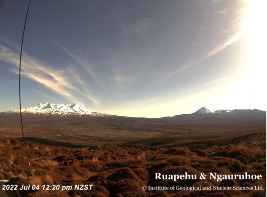 Ruapehu Webcam July