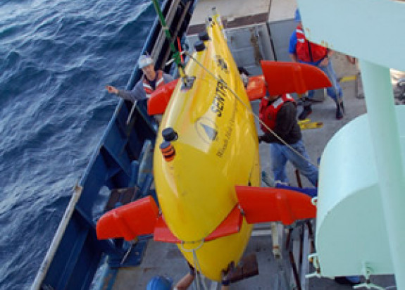 The free-swimming Sentry autonomous underwater vehicle