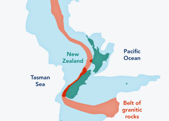 Map of Te Riu-a-Māui Zealandia