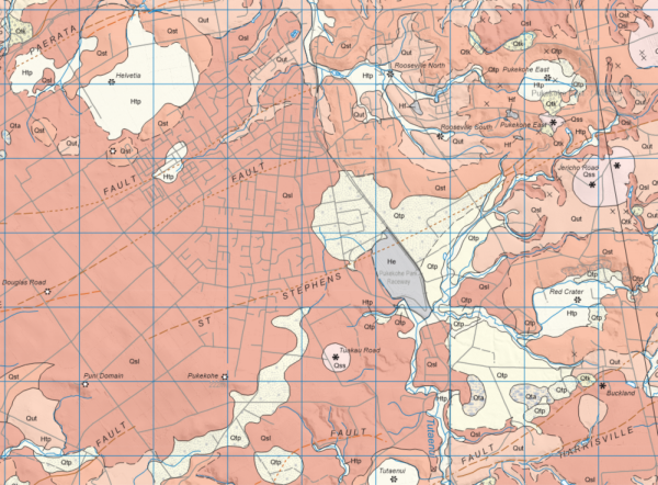 Pukekohe map 1400