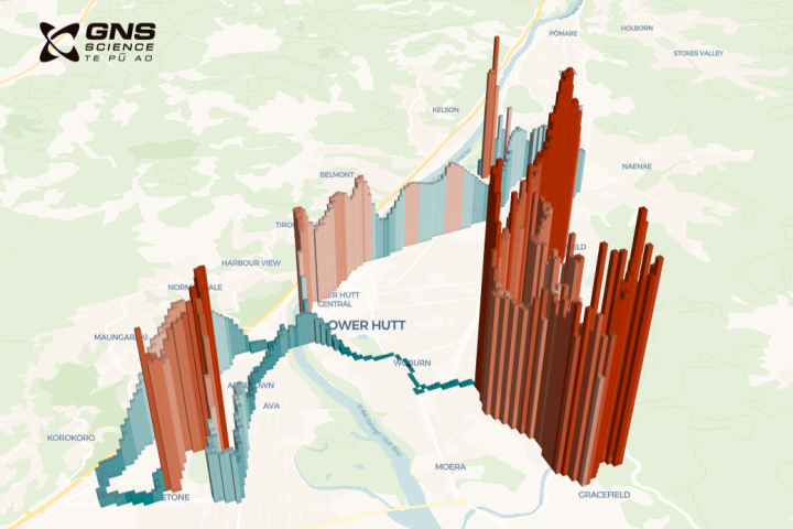 Map of carbon dioxide concentrations measured by the mobile lab while driving around Lower Hutt GNS Science