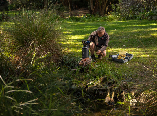 Uwe samples a spring credit PJ Warren