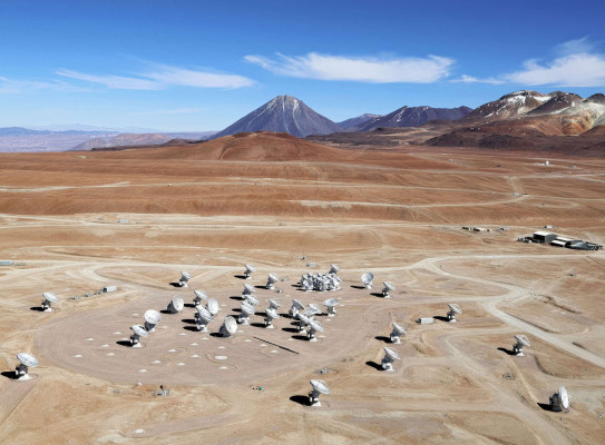 Aerial view of array