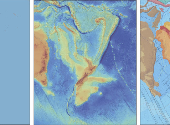 Map All Zealandia three panels no labels