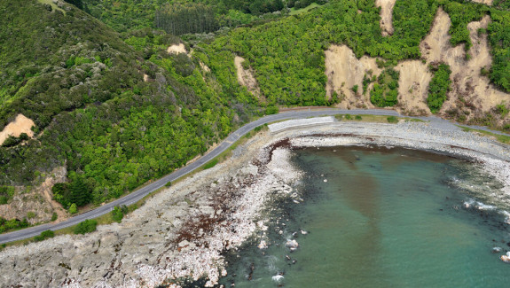 Rupture on the eastern end of the Hope Fault and landslides produced during the 2016 kaikoura Earthquake
