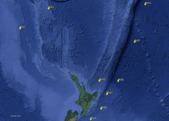 DART buoy Locations